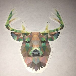 Deer Head Sticker